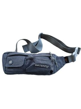 Waterfly water resistant gray Blue Waist Pack Belt Bag